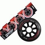 RADICAL 90x24 85A sada koleček (4ks) black |  black,  white