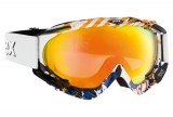 Lyžařské brýle Uvex APACHE COLORFUSION AKCE SLEVA brýle na lyže, snowboard - Bílo-modro-oranž (icegold) zorník oranž zrcadlocvý...