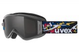 Uvex SPEEDY PRO TAKE OFF dětské lyžařské brýle | Černé, zorník šedý kouřový (smoke)...