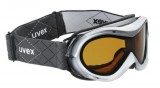 Uvex HURRICANE DL dětské lyžařské brýle s dvojitým zorníkem - Stříbrné ...