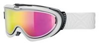 lyžařské brýle UVEX COMANCHE TAKE OFF POLA, white/litemirror pink (1026)