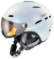 Uvex HLMT 200 VISOR lyžařská helma s hledím / štítem doprava 0,- bílá