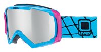 lyžařské brýle UVEX APACHE II, cyan pink/litemirror silver (4026)