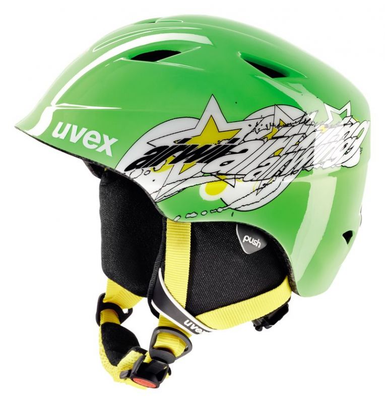 helma UVEX AIRWING 2, green star (S566132170*) - 48-52 UVEX ZIMNÍ