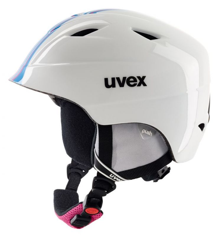 helma UVEX AIRWING 2 RACE, white-pink (S566192190*) - 48-52 UVEX ZIMNÍ