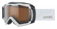 lyžařské brýle UVEX APACHE II VP, white mat / polavision variomatic (0121)