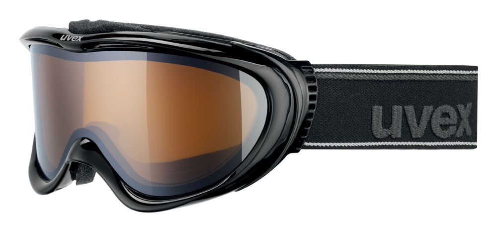 lyžařské brýle UVEX COMANCHE POLA, black/polavision/lasergold lite (2221) UVEX ZIMNÍ
