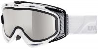 lyžařské brýle UVEX G.GL 300 TAKE OFF POLA, white/fullmirror silver polavision/clear (1226)