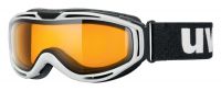 lyžařské brýle UVEX HYPERSONIC PURE, white/lasergold lite (1029)