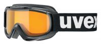 lyžařské brýle UVEX SLIDER, black/lasergold lite (2129)