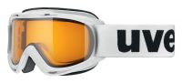 lyžařské brýle UVEX SLIDER, white/lasergold lite (1129)