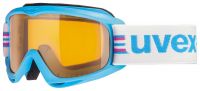 lyžařské brýle UVEX SNOWCAT, cyan/lasergold lite (4119)