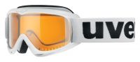 lyžařské brýle UVEX SNOWCAT, white/lasergold lite (1119)