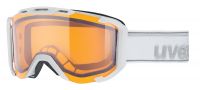 lyžařské brýle UVEX SNOWSTRIKE LGL, white mat double lens/lasegold lite (1029)