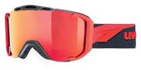 lyžařské brýle UVEX SNOWSTRIKE LTM, black-red mat double lens/litemirror red/lasergold lite (2326)