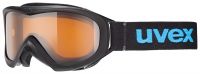 lyžařské brýle UVEX WIZZARD DL, black double lens/lasergold lite (2422)