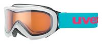 lyžařské brýle UVEX WIZZARD DL, white double lens/lasergold (0122)