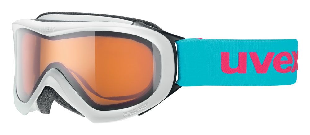 lyžařské brýle UVEX WIZZARD DL, white double lens/lasergold (0122) UVEX ZIMNÍ