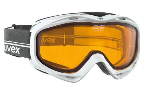 Lyžařské brýle Uvex G.GL 300 - Bílé (polarwhite), zorník S1 oranžový - goldlite... ...
