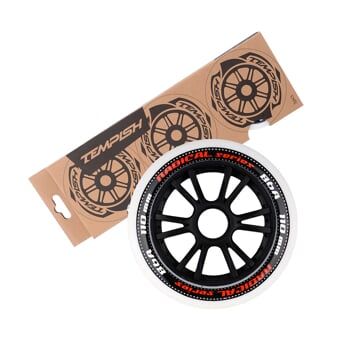 RADICAL 110x24 85/86A sada koleček (3ks) black TEMPISH