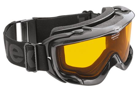 Lyžařské brýle UVEX ORBIT OPTIC - přes dioptr.brýle - Černé, metalické, zorník oranž ...